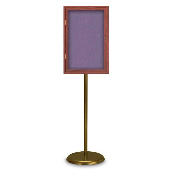 Corkboard, Triple Door, Radius Frame, 72x36", Black/Natural Tan Cork